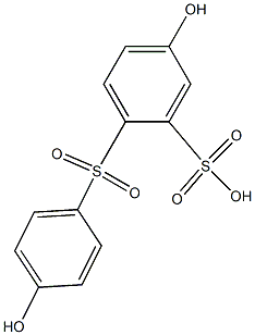 5-Hydroxy-2-[(4-hydroxyphenyl)sulfonyl]benzenesulfonic acid