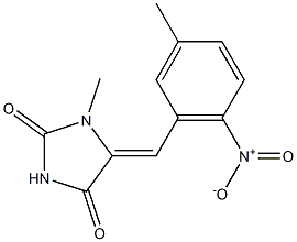 1-Methyl-5-[3-methyl-6-nitrobenzylidene]imidazolidine-2,4-dione