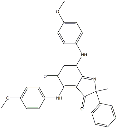 4,7-Bis(4-methoxyphenylamino)-2-methyl-2-phenyl-2H-indole-3,5-dione