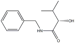 [S,(-)]-N-Benzyl-2-hydroxy-3-methylbutyramide Struktur