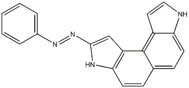 3,8-Dihydro-2-(phenylazo)indolo[4,5-e]indole