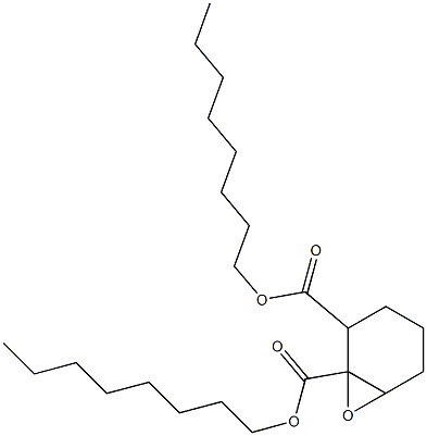 7-Oxabicyclo[4.1.0]heptane-1,2-dicarboxylic acid dioctyl ester Structure