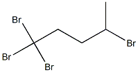 1,1,1,4-Tetrabromopentane Structure