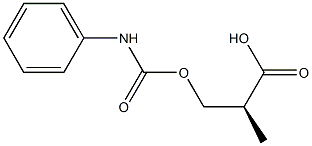 [S,(+)]-2-Methyl-3-[[(phenylamino)carbonyl]oxy]propionic acid