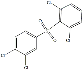 2,6-Dichlorophenyl 3,4-dichlorophenyl sulfone,,结构式