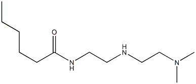 N-[2-[2-(Dimethylamino)ethylamino]ethyl]hexanamide,,结构式