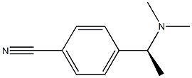 (-)-4-[(S)-1-(Dimethylamino)ethyl]benzonitrile Structure