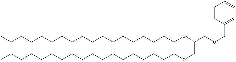 [S,(+)]-1-O-Benzyl-2-O,3-O-dioctadecyl-L-glycerol Structure