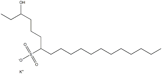 3-Hydroxynonadecane-7-sulfonic acid potassium salt