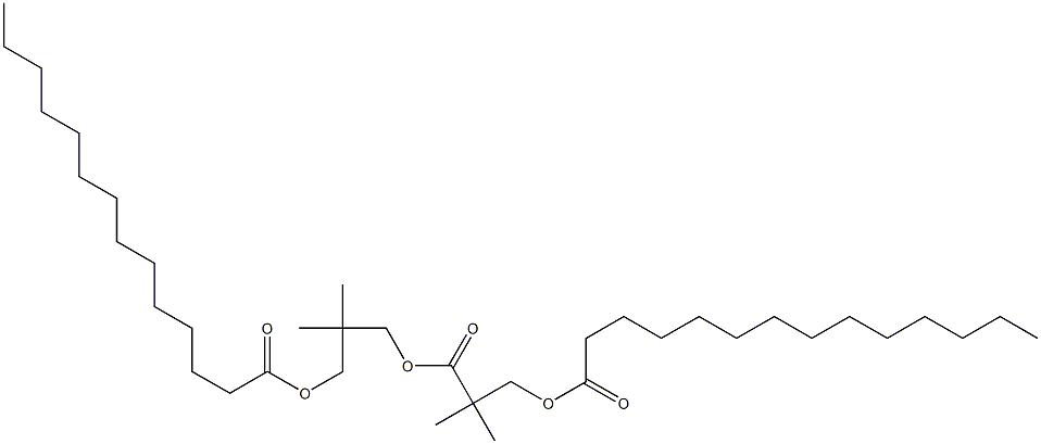 3-Tetradecanoyloxy-2,2-dimethylpropionic acid 3-tetradecanoyloxy-2,2-dimethylpropyl ester Structure