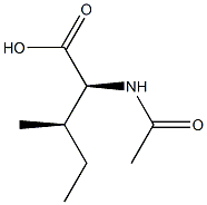 (2S,3R)-2-(Acetylamino)-3-methylpentanoic acid,,结构式