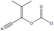  Chloroformic acid 1-cyano-2-methyl-1-propenyl ester