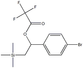 Trifluoroacetic acid [1-(4-bromophenyl)-2-(trimethylsilyl)ethyl] ester