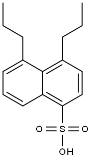 4,5-Dipropyl-1-naphthalenesulfonic acid Structure