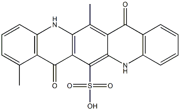 5,7,12,14-Tetrahydro-8,13-dimethyl-7,14-dioxoquino[2,3-b]acridine-6-sulfonic acid|