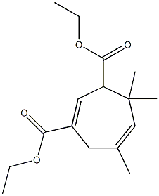 4,4,6-Trimethyl-1,5-cycloheptadiene-1,3-dicarboxylic acid diethyl ester