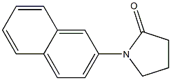 1-(2-Naphtyl)pyrrolidine-2-one Struktur