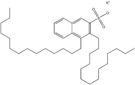 3,4-Ditetradecyl-2-naphthalenesulfonic acid potassium salt