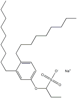 1-(3,4-Dinonylphenoxy)propane-1-sulfonic acid sodium salt|