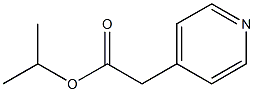 ピリジン-4-酢酸イソプロピル 化学構造式