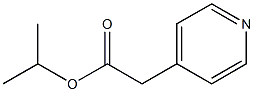 Pyridine-4-acetic acid isopropyl ester 结构式