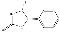 (4R,5S)-4-メチル-5-フェニルオキサゾリジン-2-セレノン 化学構造式