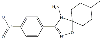  3-(4-Nitrophenyl)-5,5-(3-methylpentamethylene)-1,2,4-oxadiazol-4(5H)-amine