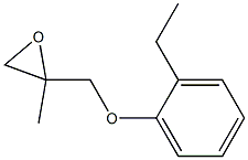 2-Ethylphenyl 2-methylglycidyl ether 结构式