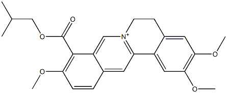 5,6-Dihydro-2,3,10-trimethoxy-9-(isobutyloxycarbonyl)dibenzo[a,g]quinolizinium|