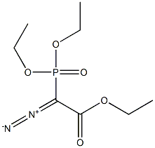 (Ethoxycarbonyl)diazomethylphosphonic acid diethyl ester,,结构式