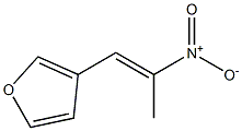 3-[(E)-2-Nitro-1-propenyl]furan Struktur
