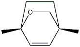 (1R,4S)-1,4-ジメチル-8-オキサビシクロ[2.2.2]オクタ-2-エン 化学構造式