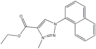 4-Ethoxycarbonyl-3-methyl-1-(1-naphtyl)-1H-1,2,3-triazol-3-ium