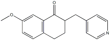 3,4-Dihydro-7-methoxy-2-(4-pyridinylmethyl)naphthalen-1(2H)-one