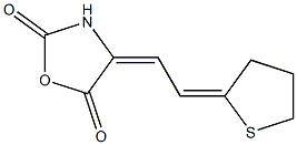 4-[2-(Thiolan-2-ylidene)ethylidene]oxazolidine-2,5-dione Structure