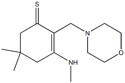 2-(Morpholinomethyl)-3-methylamino-5,5-dimethyl-2-cyclohexene-1-thione
