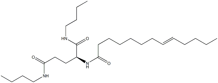 N2-(8-Tridecenoyl)-N1,N5-dibutylglutaminamide Structure