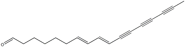 Heptadeca-7,9-diene-11,13,15-triynal