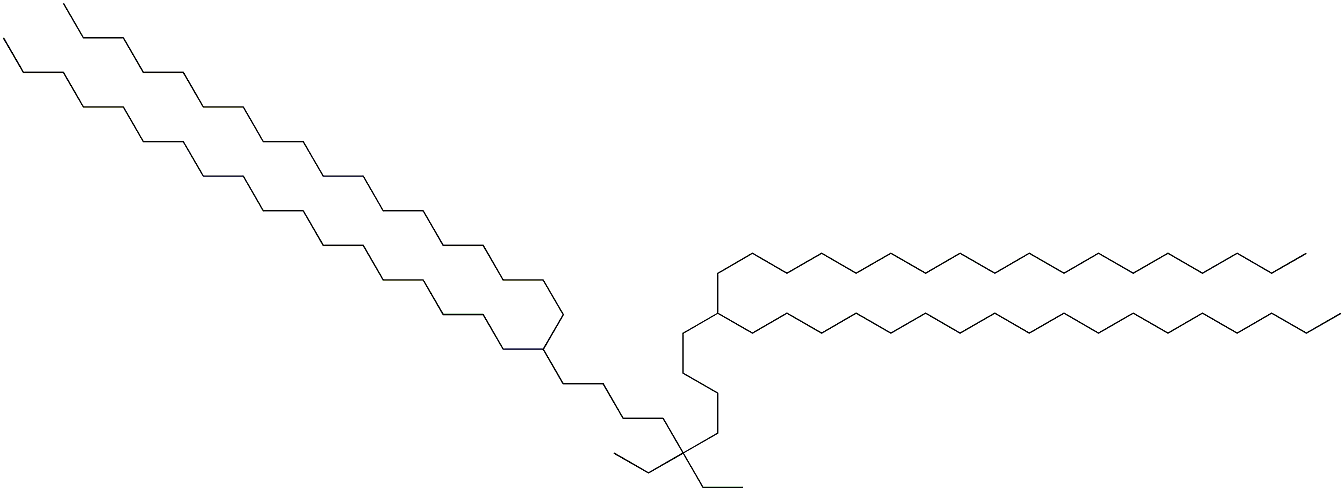 19,29-Dioctadecyl-24,24-diethylheptatetracontane 结构式