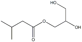(+)-L-グリセロール1-イソバレラート 化学構造式