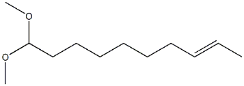 8-Decenal dimethyl acetal,,结构式