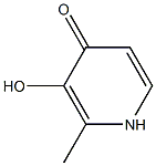 3-Hydroxy-2-methylpyridine-4(1H)-one 结构式