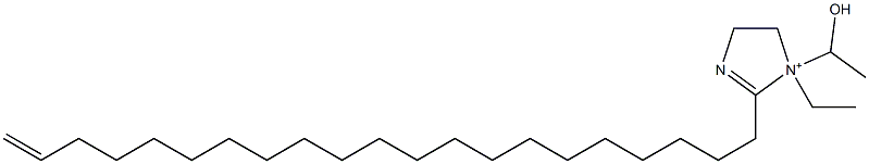 1-Ethyl-2-(20-henicosenyl)-1-(1-hydroxyethyl)-2-imidazoline-1-ium Structure