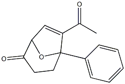 6-Acetyl-5-phenyl-2-oxo-8-oxabicyclo[3.2.1]oct-6-ene,,结构式