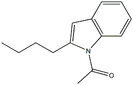 1-Acetyl-2-butyl-1H-indole Structure