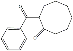 2-(Phenylcarbonyl)cyclooctanone Struktur