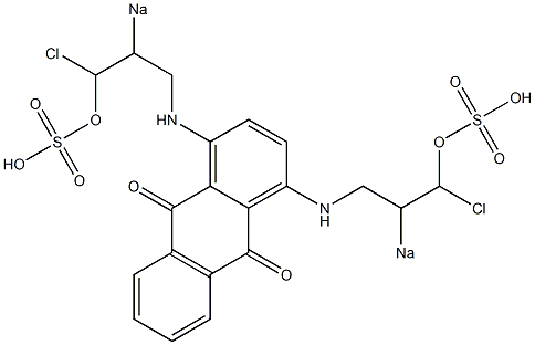 1,4-Bis[(3-chloro-2-sodiosulfooxypropyl)amino]-9,10-anthracenedione