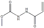 1-Acryloyl-2-methoxycarbonylhydrazine 结构式