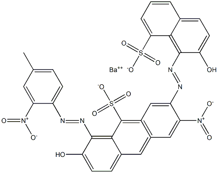 Bis[1-[(4-methyl-2-nitrophenyl)azo]-2-hydroxy-8-naphthalenesulfonic acid]barium salt