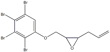 2,3,4,5-Tetrabromophenyl 3-allylglycidyl ether Structure